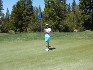 Bling-wearing, golf practicing, over-achiever who can't sew